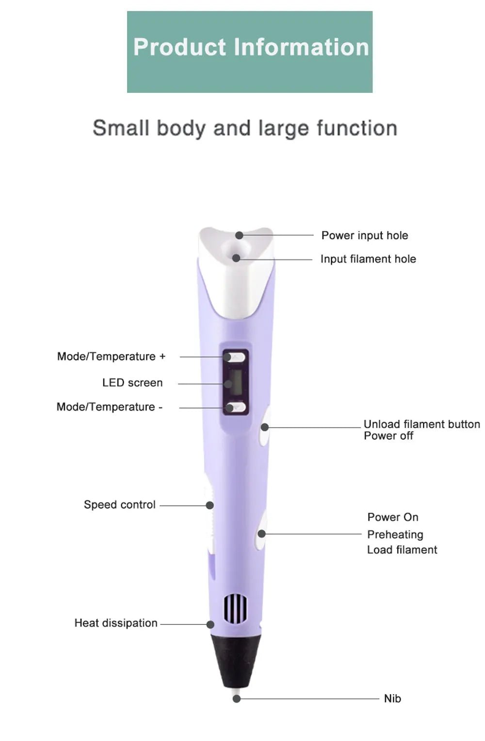Stylo 3d enfant - La Magie des Jouets